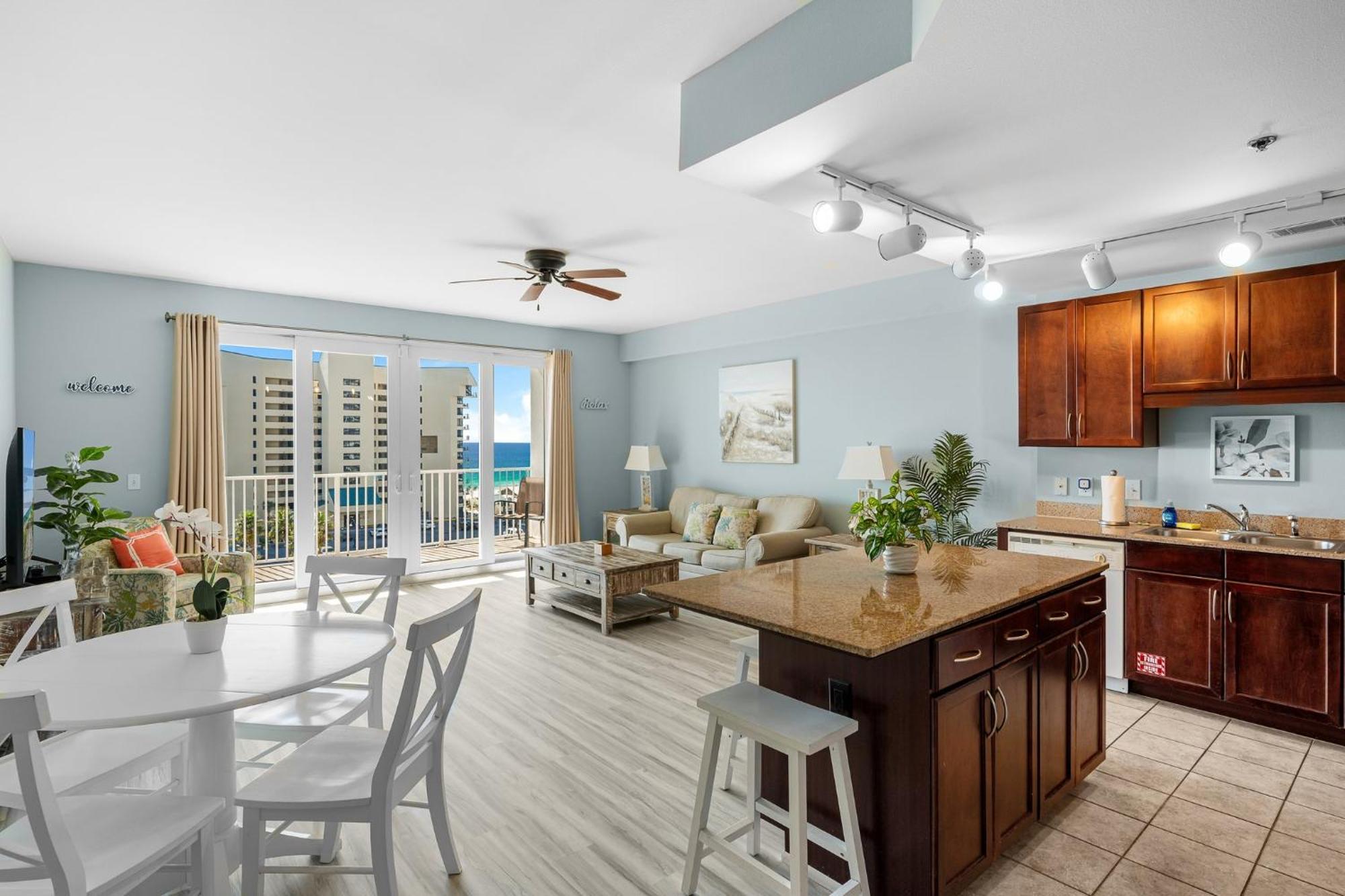 Oceanview Family Friendly Floor Condo! Steps 2 Beach! By Dolce Getaways Pcb Panama City Beach